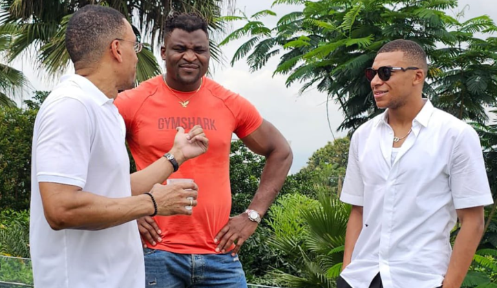 Rencontre entre Kylian Mbappé, Stephane Nganou et Franck Biya